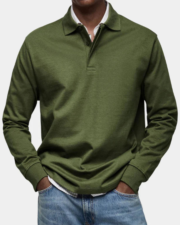 Winston | Classic Long-Sleeve Polo Shirt