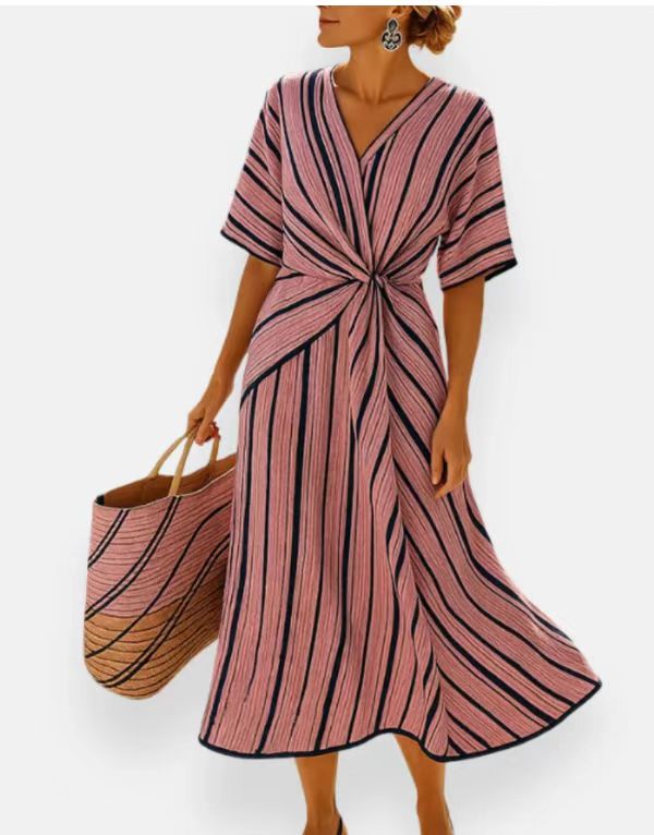 Soraya | Elegant Draped Relaxed Dress