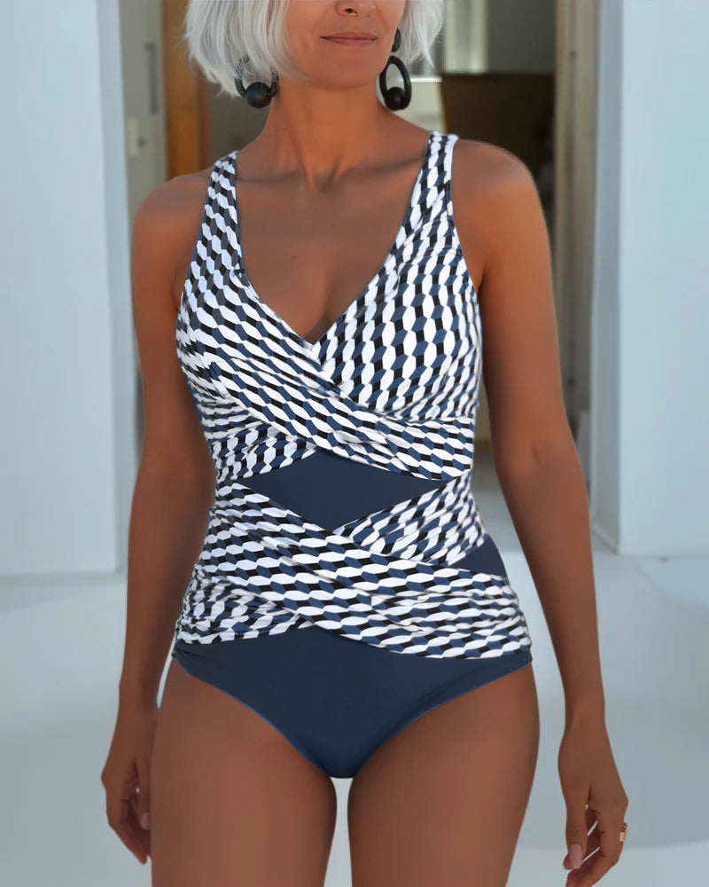 Rosie | Elegant Cross-Over Swimsuit
