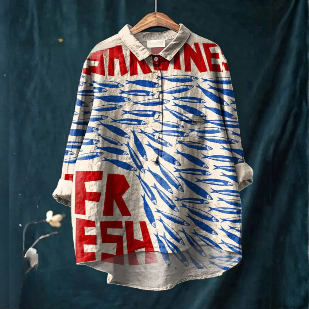 Daniela | Vibrant Lightweight Patterned Blouse