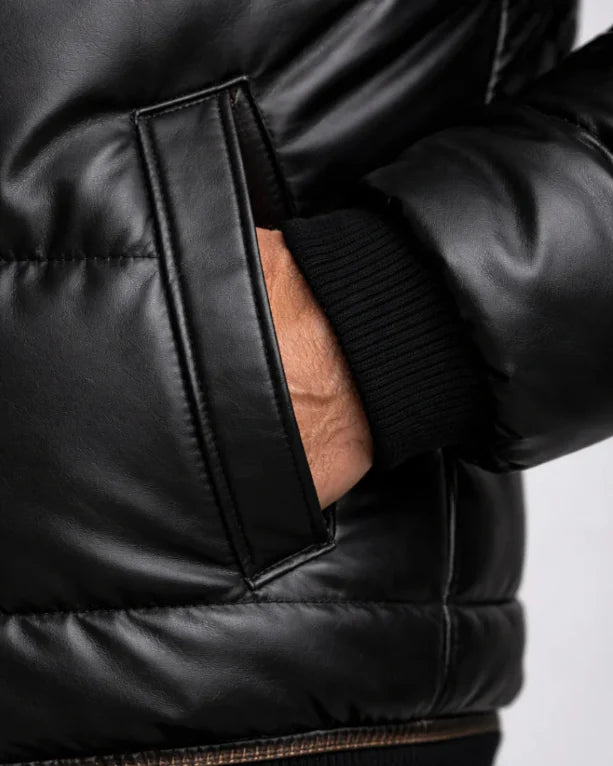 Christian Puffer Jacket | Iconic City Style with Soft Collar