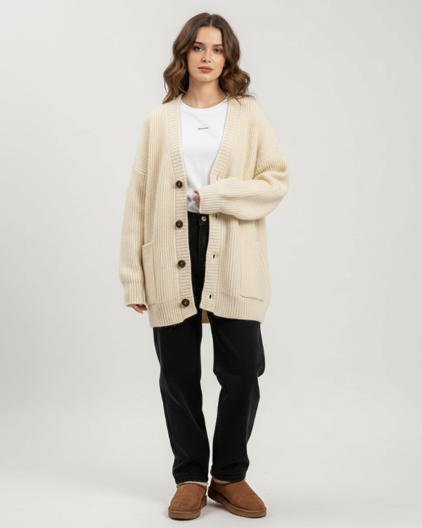 Dellena | Wool Cardigan