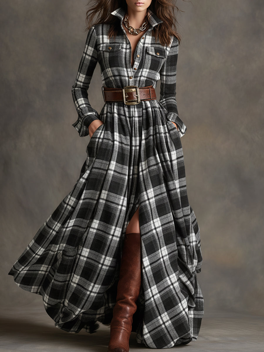Rebecca | Belted Shirt Dress