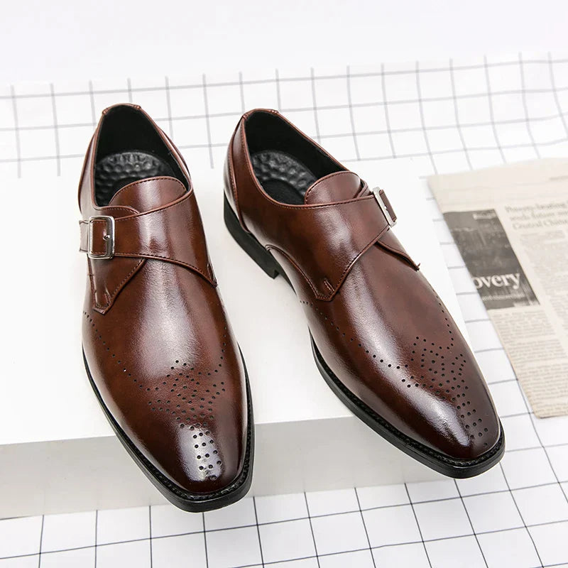 Ashford | Elegant Dress Shoes with a Strap