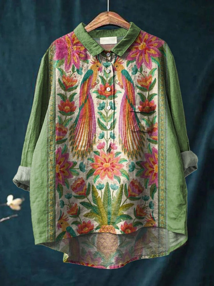 Tiziana | Vibrant Lightweight Patterned Blouse