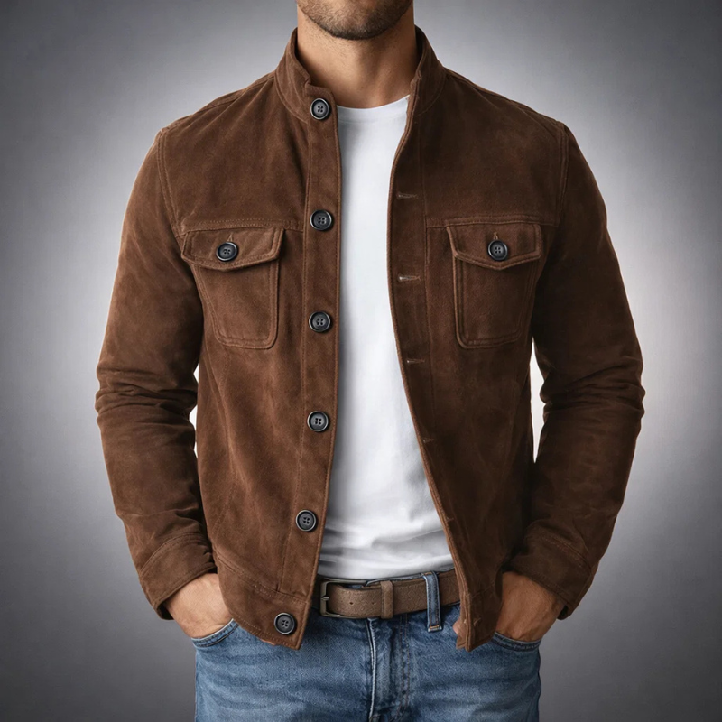 Alex | Soft-Touch Tailored Overshirt