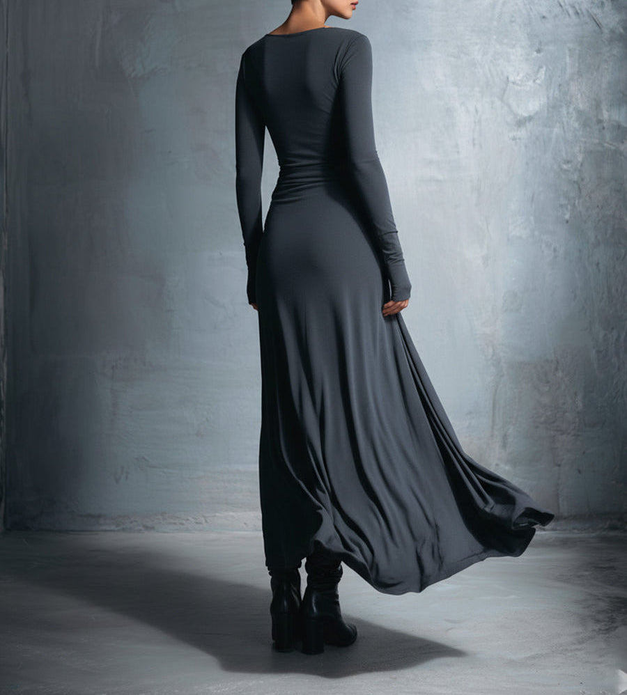 Vittoria | Elegant Maxi Dress with Knot Detail