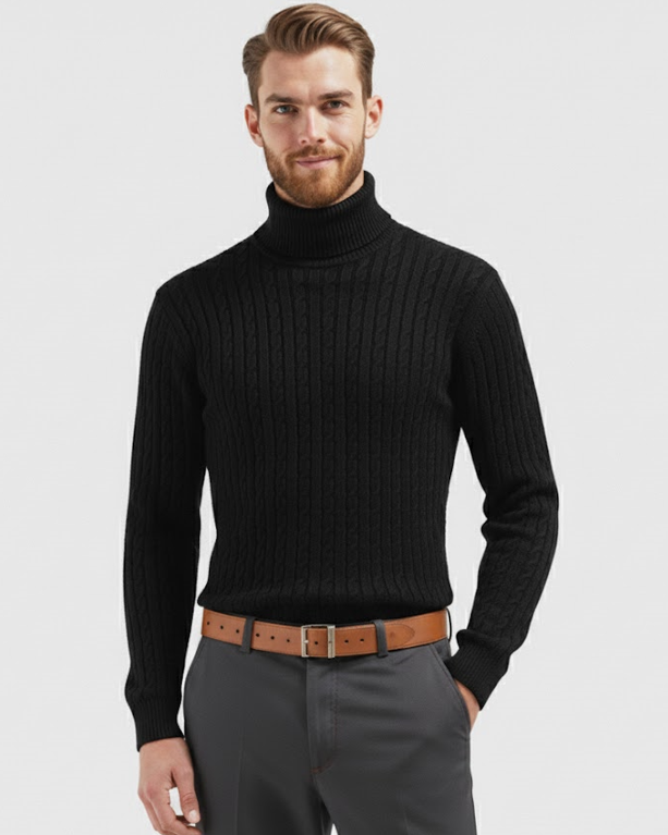 Argyle | Roll neckpullover