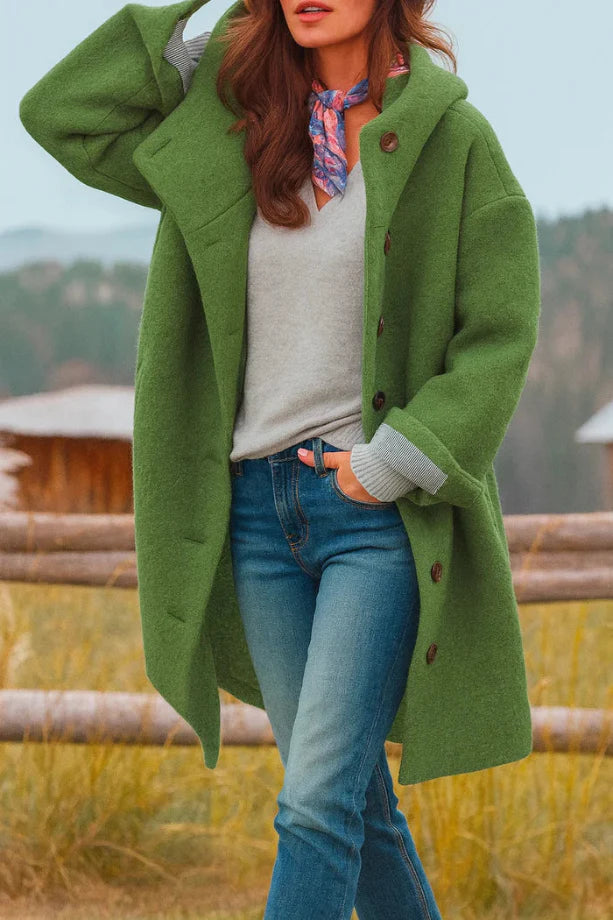 Lira | Soft Coat with Hood