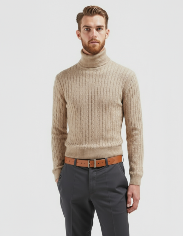 Argyle | Roll neckpullover