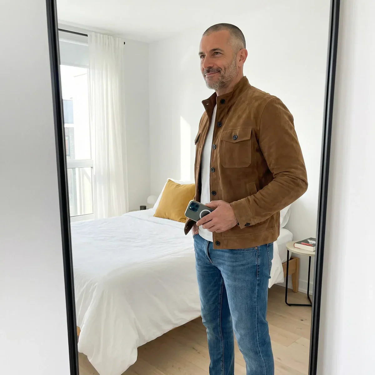 Alex | Soft-Touch Tailored Overshirt