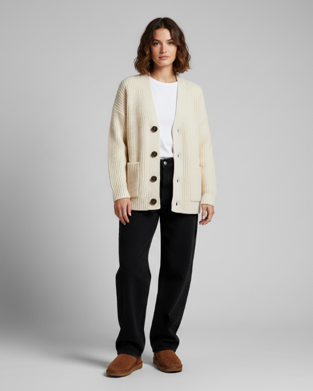 Dellena | Wool Cardigan
