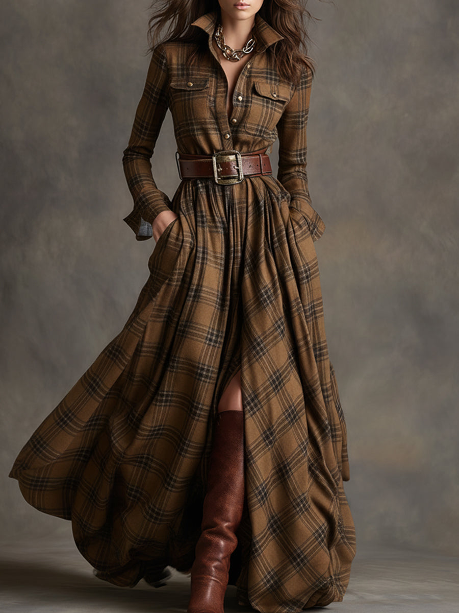 Rebecca | Belted Shirt Dress