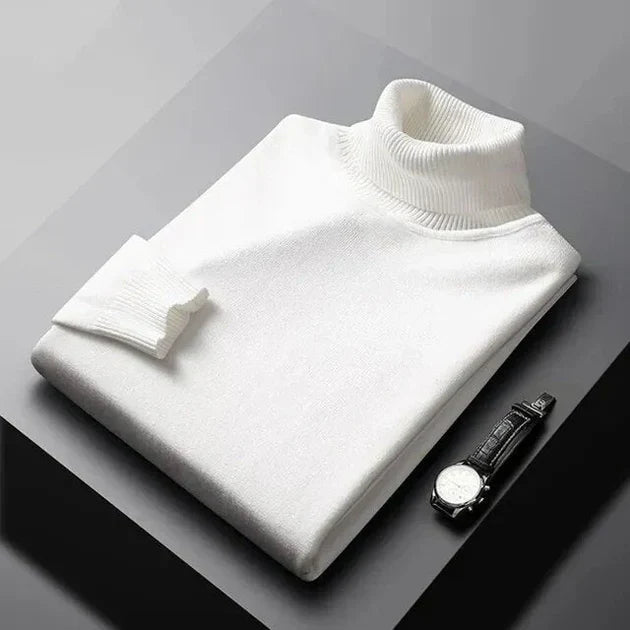 Montel | Soft Cashmere Roll Neck Jumper