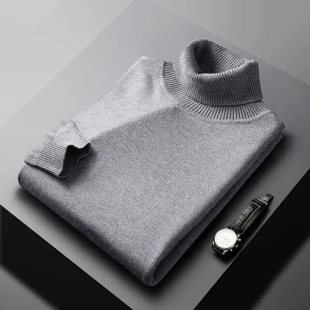Montel | Soft Cashmere Roll Neck Jumper