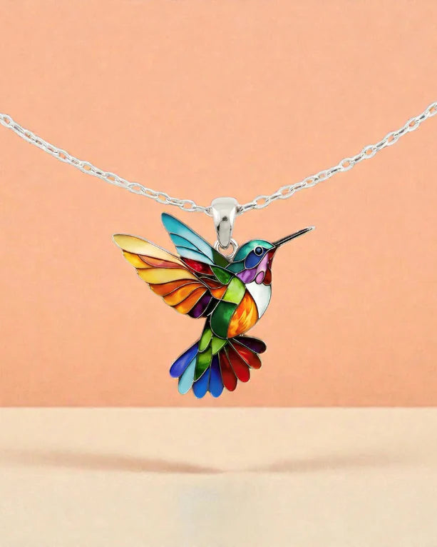 Maria | Hummingbird Necklace & Earrings