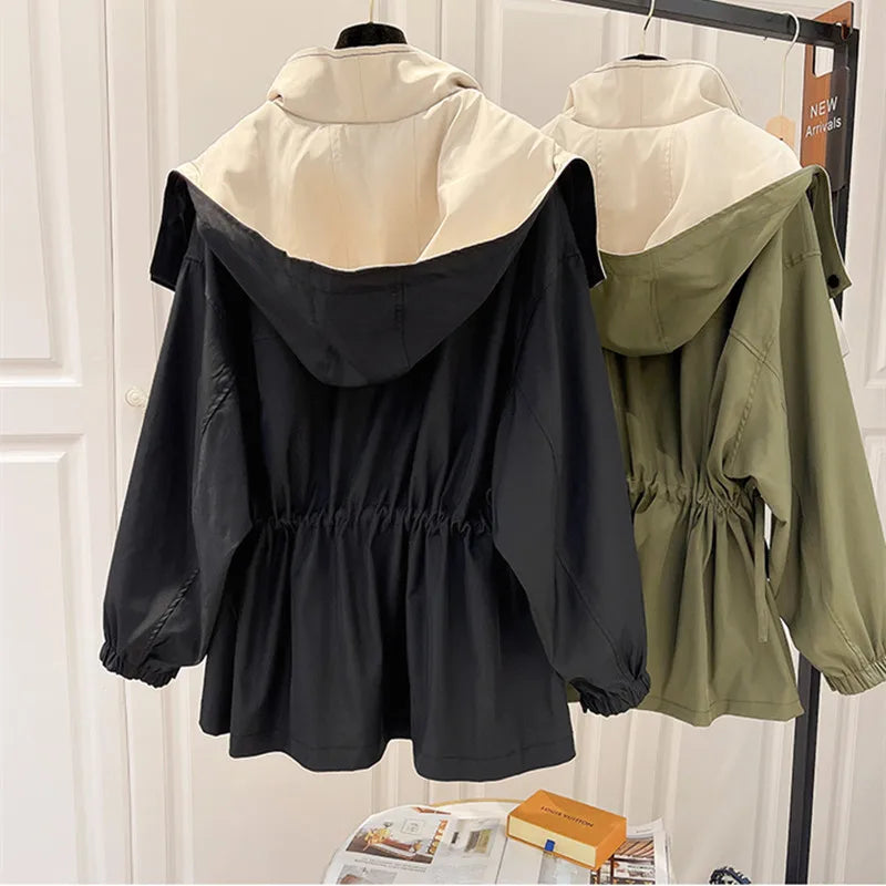Fiore Elegant Waterproof Windbreaker Jacket