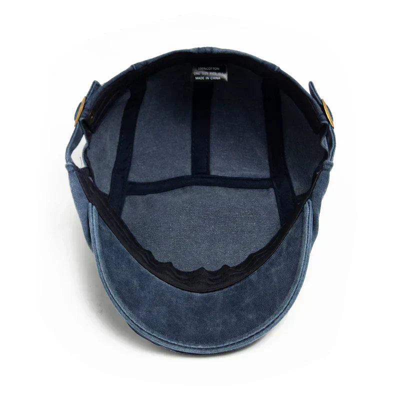 Prescott | Denim Flat Cap