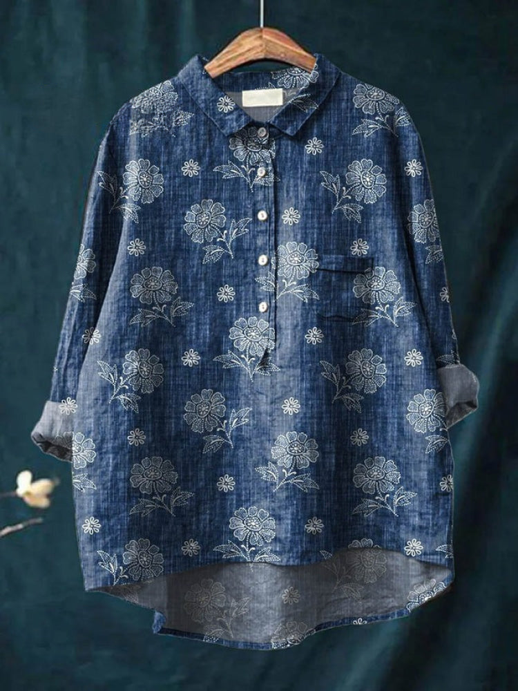 Tiziana |  Lightweight Patterned Blouse