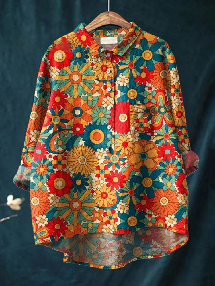 Tiziana | Vibrant Lightweight Patterned Blouse