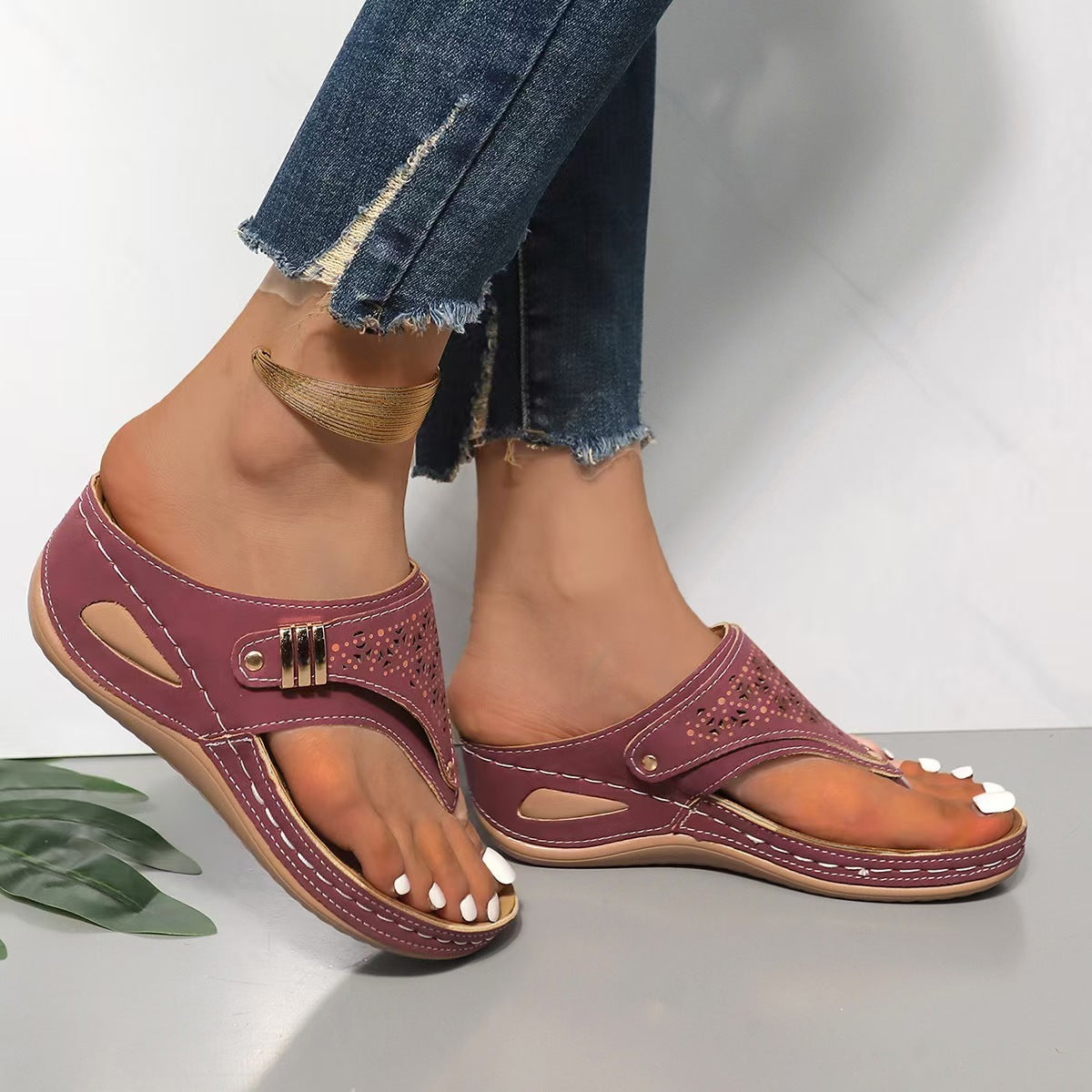 Debbie | Wedge Orthopaedic Sandals for Support