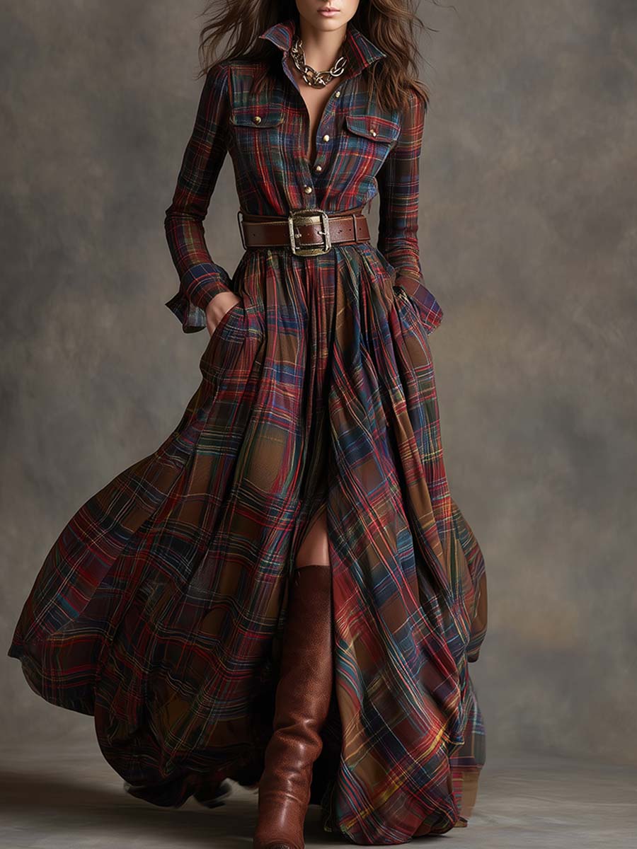 Rebecca | Belted Shirt Dress