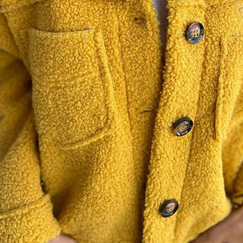 Lilian | Cosy Textured Button-Down Jacket